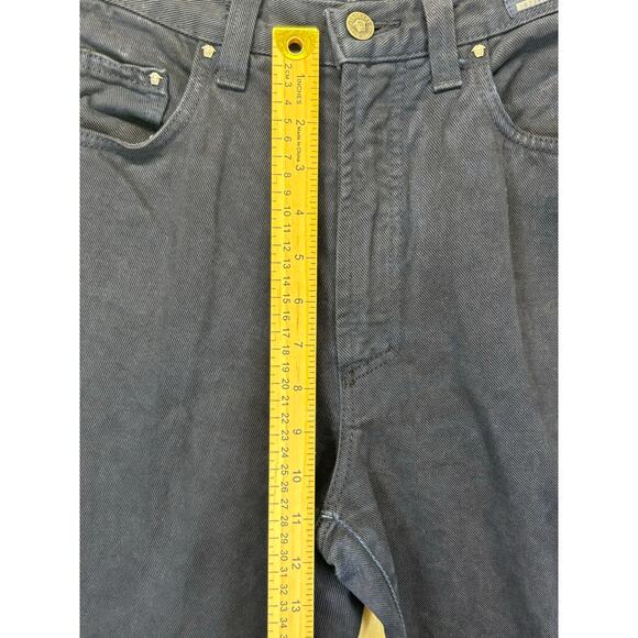Versace Jeans Couture Women’s Straight-Leg Jeans Dark Blue 28x27 - Picture 6 of 16